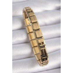 Özel Çelik Gold Renk Yazılı Nomination Charm Bileklik Fırsat!!!