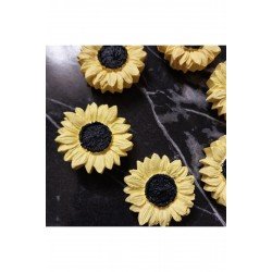 6 lı buzdolabı magnet ayçiçeği hediyelik Dekoratif Aksesuarlar