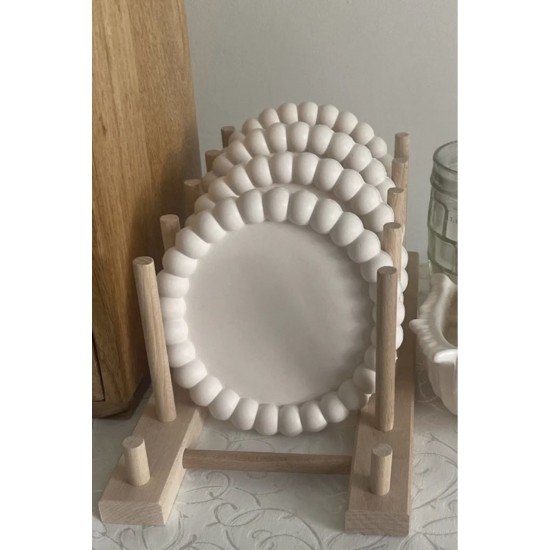 Bubble Dekoratif Tabak, Takı Tabağı, Bardak Altlığı 14 cm