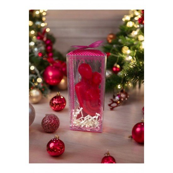 Official Özel Kutusunda Sarılan Çift Biblo Mum Hediyelik Yılbaşı, Sevgiliye, Hediyelik