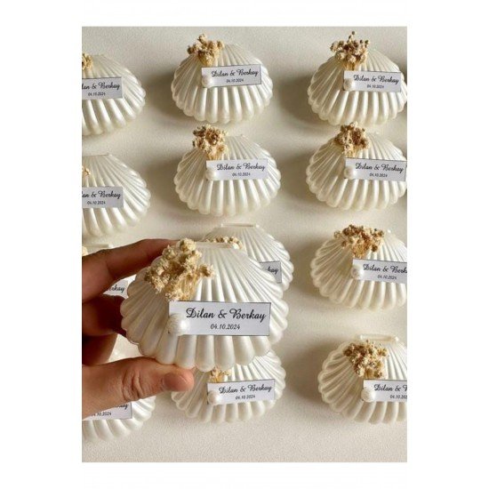 Istiridye Mum - Düğün - Nişan - Kına Gecesi - Doğum Günü -kişiye Özel Kart - 10 Adet