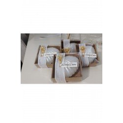 Bernami Hediyelik Mum Istiridye Incili Mum 10 Adet