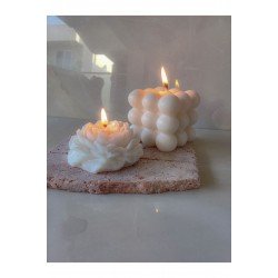 Şakayık Bubble Model Kokulu Mum Seti