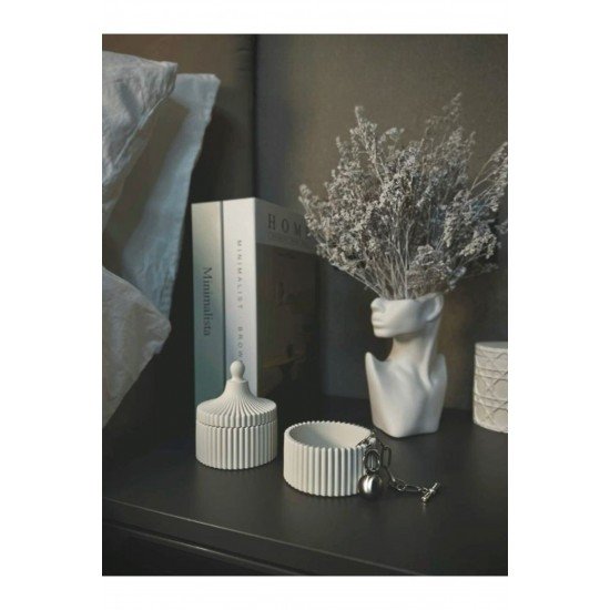 10 Cm Beton Takı Kutusu Dekorasyon Kutusu