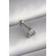 Özel Çelik Renk Üçgen Zirkon Taşlı Tragus Piercing Fırsat!!!
