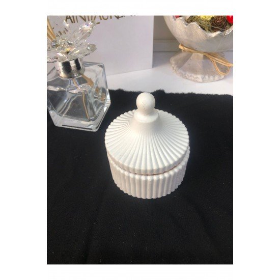 El yapımı dekoratif çok amaçlı kapaklı kutu 3 adet