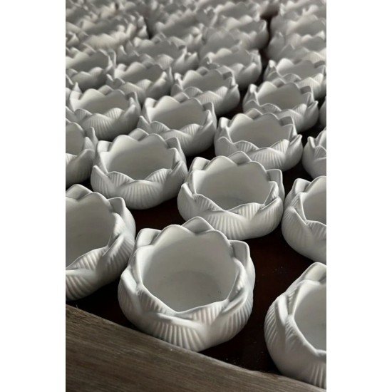 2 ADET LOTUS ÇİÇEĞİ MUM