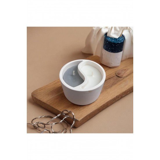 Ying Yang Mumlu Dekorartif Mumluk