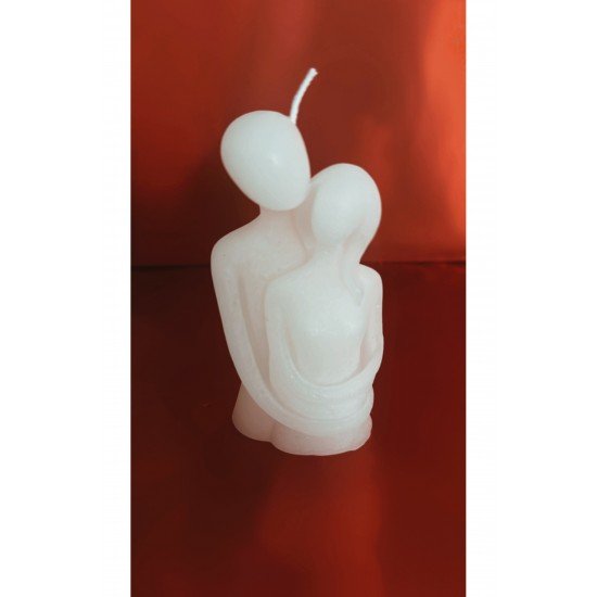 Bernamiofficial Hediyelik Kokulu Sarılan Çift Mum