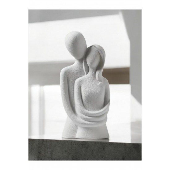 Official Sonsuz Aşk Sarılan Sevgili Heykeli Sarılan Çift Biblo