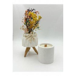 Paçuli Kokulu Mum Soya Wax Doğal Dekoratif Mum