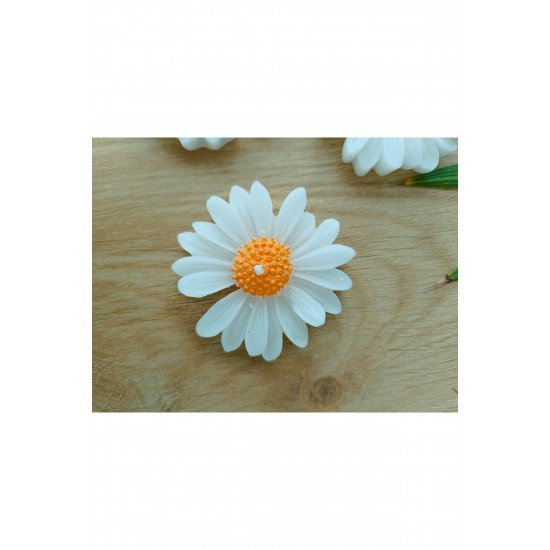 Kraft Kutulu Hediyelik Yüzen Papatya Mum, Nikah Şekeri, Kına, Söz, Nişan, Nikah (3 adet)