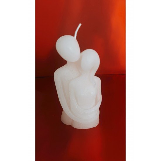 Bernamiofficial Hediyelik Kokulu Sarılan Çift Mum