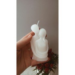 Bernamiofficial Hediyelik Kokulu Sarılan Çift Mum