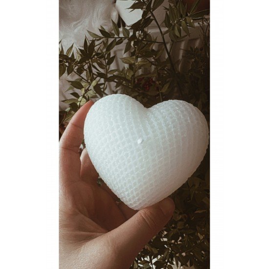 Bernamiofficial Hediyelik Kokulu Büyük Kalp Mum