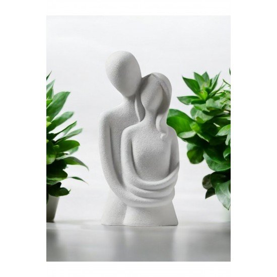 Official Sonsuz Aşk Sarılan Sevgili Heykeli Sarılan Çift Biblo