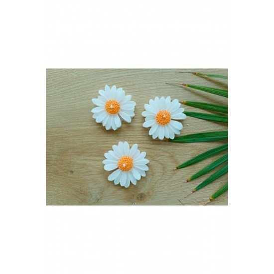 Kraft Kutulu Hediyelik Yüzen Papatya Mum, Nikah Şekeri, Kına, Söz, Nişan, Nikah (3 adet)