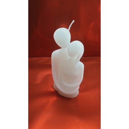 Bernamiofficial Hediyelik Kokulu Sarılan Çift Mum