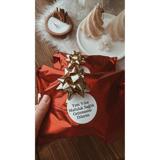 Bernamiofficial Hediyelik Kokulu Sarılan Çift Mum