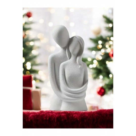 Official Sonsuz Aşk Sarılan Sevgili Heykeli Sarılan Çift Biblo