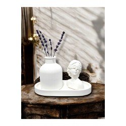 Kadın Figürlü Vazo Seti & Dekoratif Obje & Tabak & Roller Vazo