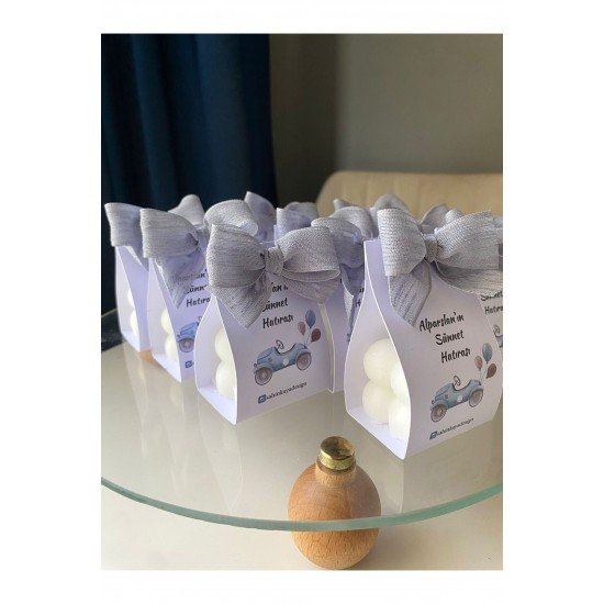 Kartlı Bubble Mum Hediyelik 20 Adet