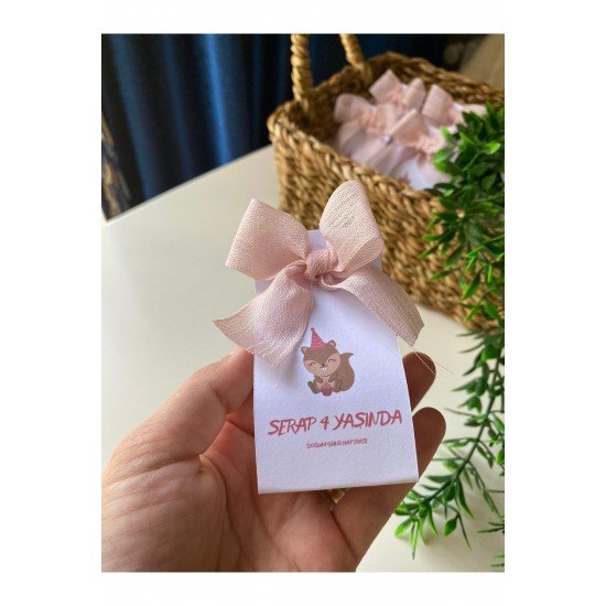 Pinterest Kartlı Bubble Mum Hediyelik - 20 Adet