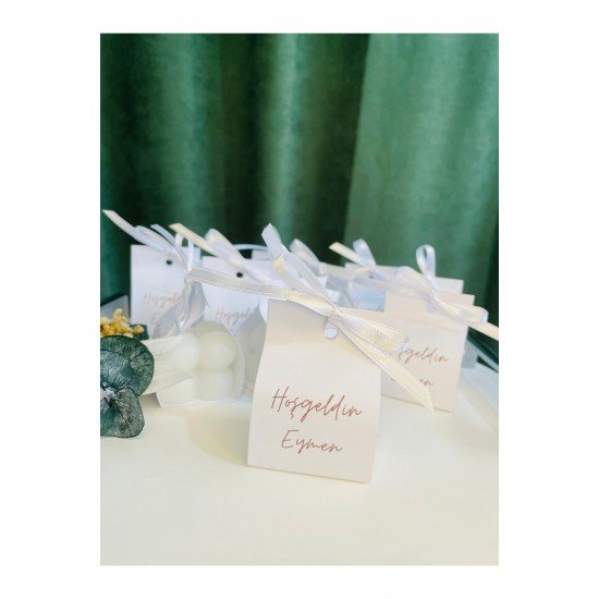 10 adet süslü bubble mum Söz, Nişan, Kına, Düğün, Mevlüt, Bebek, Sünnet, Nikah hediyeliği