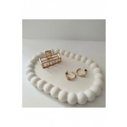 Pinterest 1 adet Dekoratif Sunumluk Bubble Tepsi Takı Organizeri