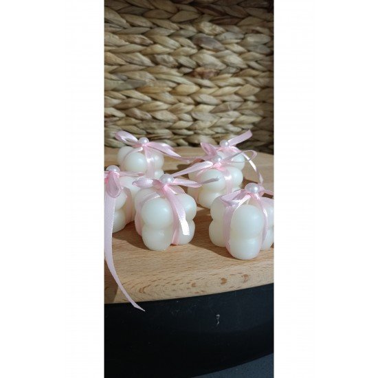 20 Adet Pembe Hediyelik Mum #bebek#söz#nişan#dıgumgünü