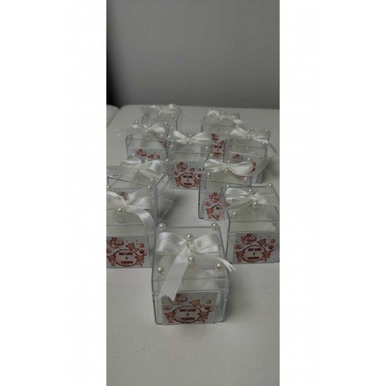 Pinterest İnci Süslemeli İstiridye Hediyelik Mum, Nikah, Doğum, Sünnet, Düğün, Söz, Nişan 10 adet