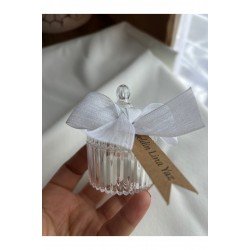 Badem Şekerli Mika Kutuda Düğün , Nişan , Söz Hediyeliği 10 Adet