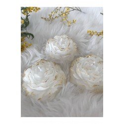 Şakayik Yaldızlı 3'lü Mum Set