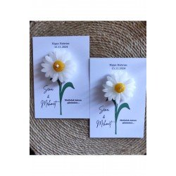 Hediyelik Papatya Mum (10 ADET)