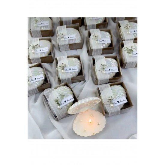 Bernami 10 Adet Kutulu Midye Mumluk Hediyelik