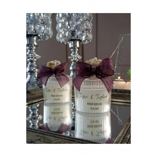 Söz Hediyeliği Nişan Hatırası Kına Hediyeliği Doğum Hediyelik Kokulu Mum ( 10 ADET)