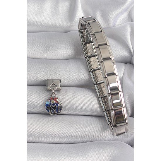 Özel Çelik Renk Sallantı Dünya Model Nomination Charm Fırsat!!!