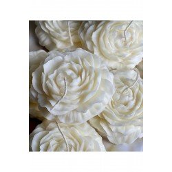 Dekoratif Şakayık Çiçeği Vanilya Kokulu 2li Mum-çiçek Mum-kokulu Mum