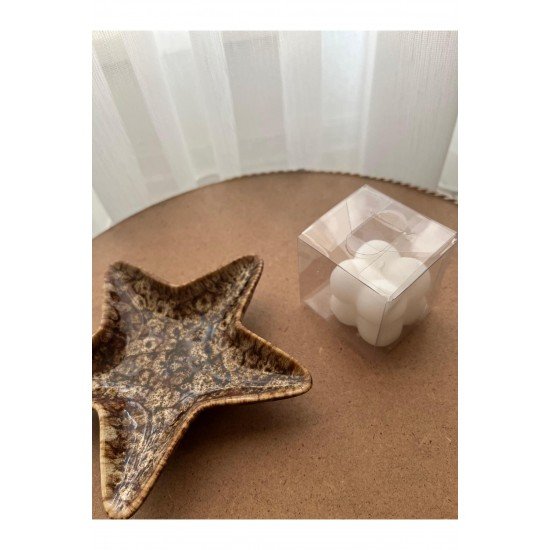 Bernamiofficial Dekoratif Bubble Mini Mum Düğün Nişan Mevlüt Süsü 10 Adet