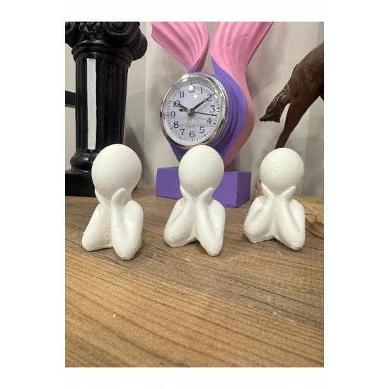 Şık ve Dekoratif Üç'lü Çocuk Biblo, Dekoratif Obje