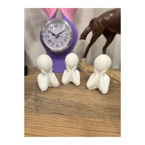 Şık ve Dekoratif Üç'lü Çocuk Biblo, Dekoratif Obje