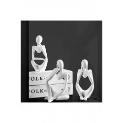 İskandinav tarzı pinterest 3 lu dekoratif obbje