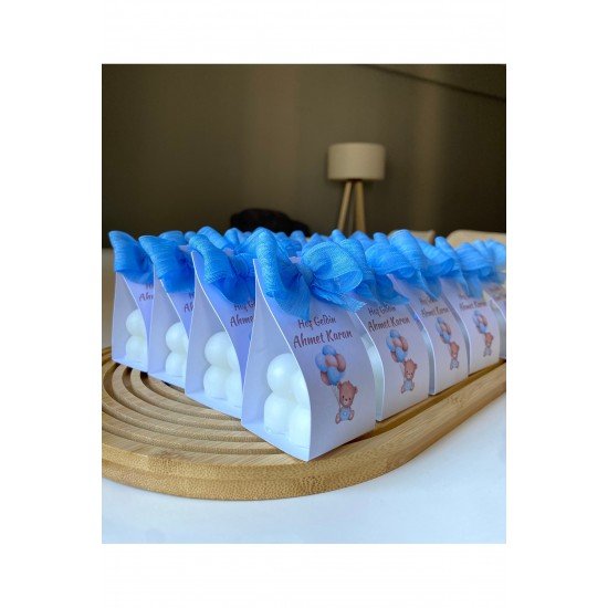 Pinterest Kartlı Bubble Mum 20 Adet