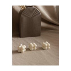 Pinterest Dekoratif 3'lü Mini Buble Mum