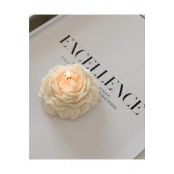 2'li Dekoratif Şakayık Mum