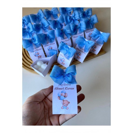 Pinterest Kartlı Bubble Mum 20 Adet