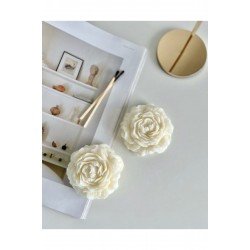 2'li Dekoratif Şakayık Mum