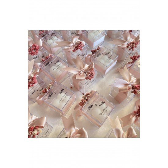 Söz Hediyeliği Nişan Hatırası Kına Hediyeliği Doğum Günü Hediyeliği Kokulu Mum 10 Adet