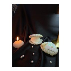 25 Adet Kişiye Özel  İstiridye Mum Hediyelik, Nişan, Düğün , Doğum Günü, Kına, Bebek Mevlüdü