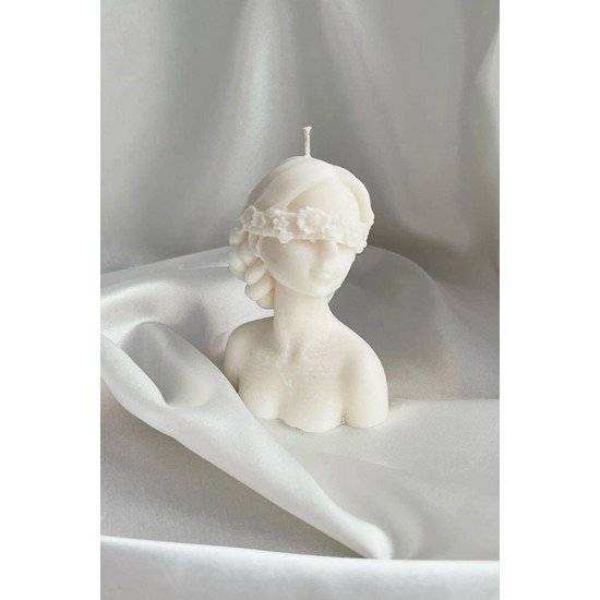 Kadın Figürlü Dekoratif Kokulu Soya Mumu